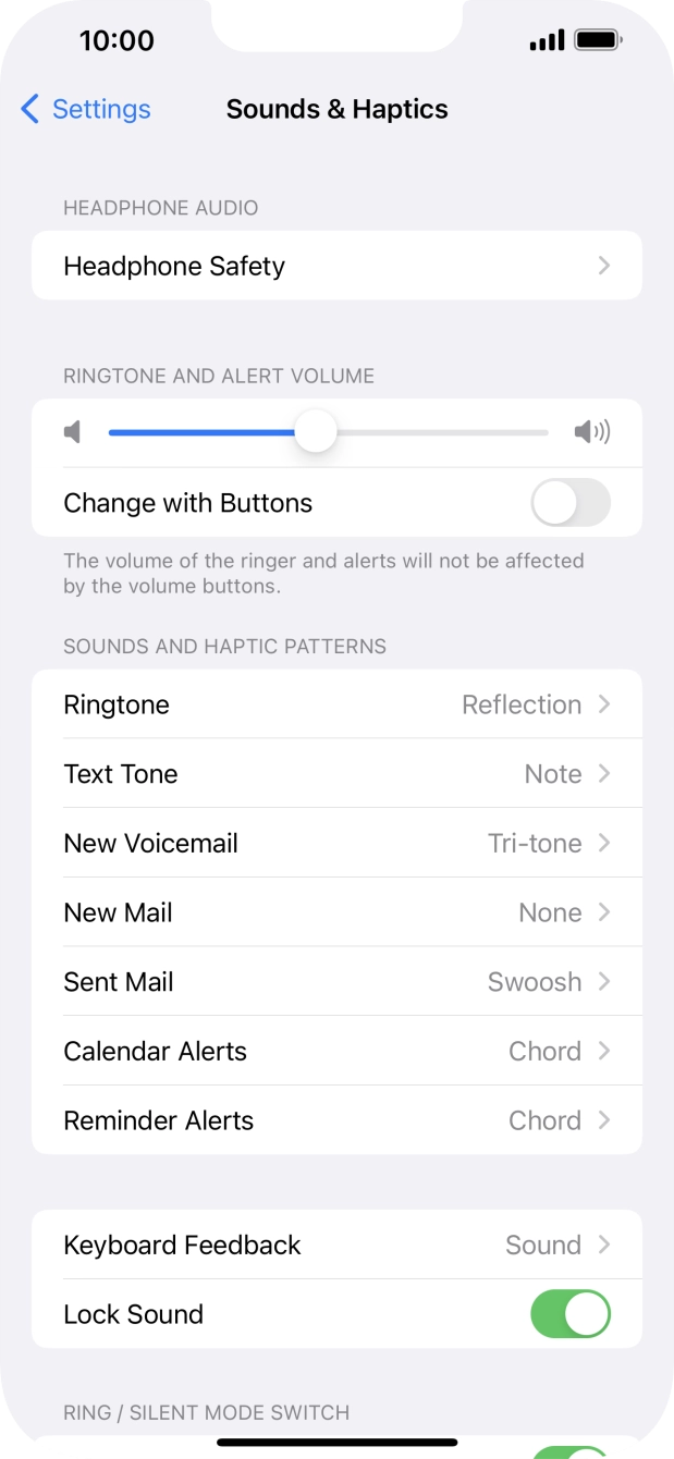 Press Ringtone.