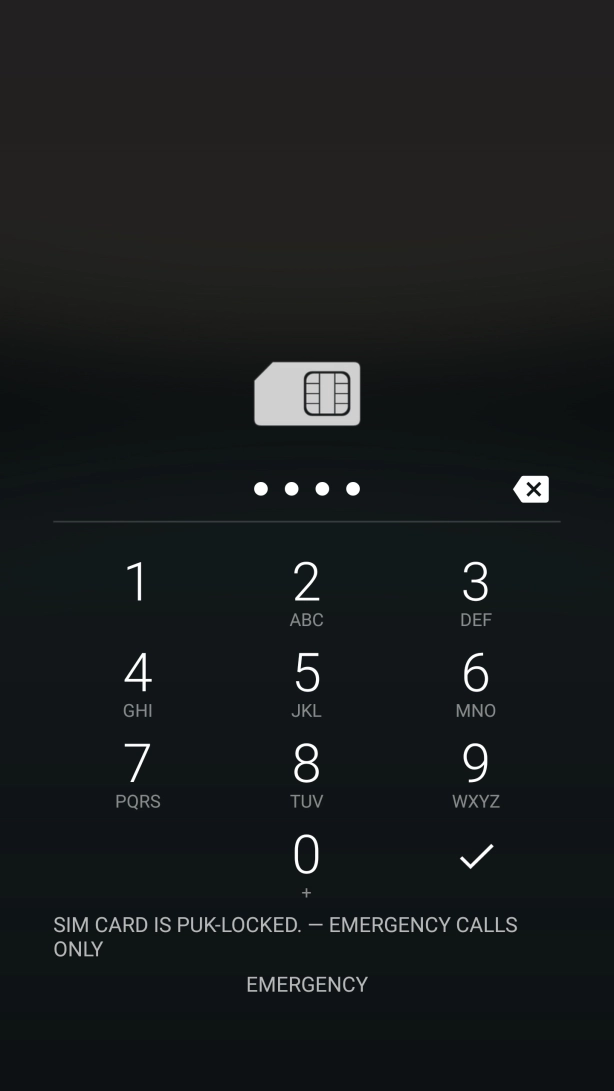 Key in the new PIN again and press the confirm icon. Key in the new PIN again and press the confirm icon.