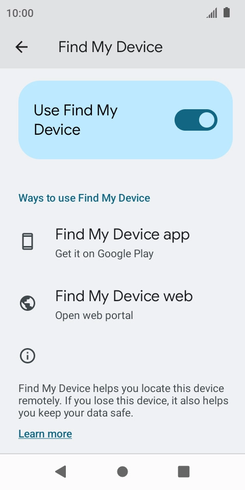 Press the Home key to return to the home screen. Press the Home key to return to the home screen.
