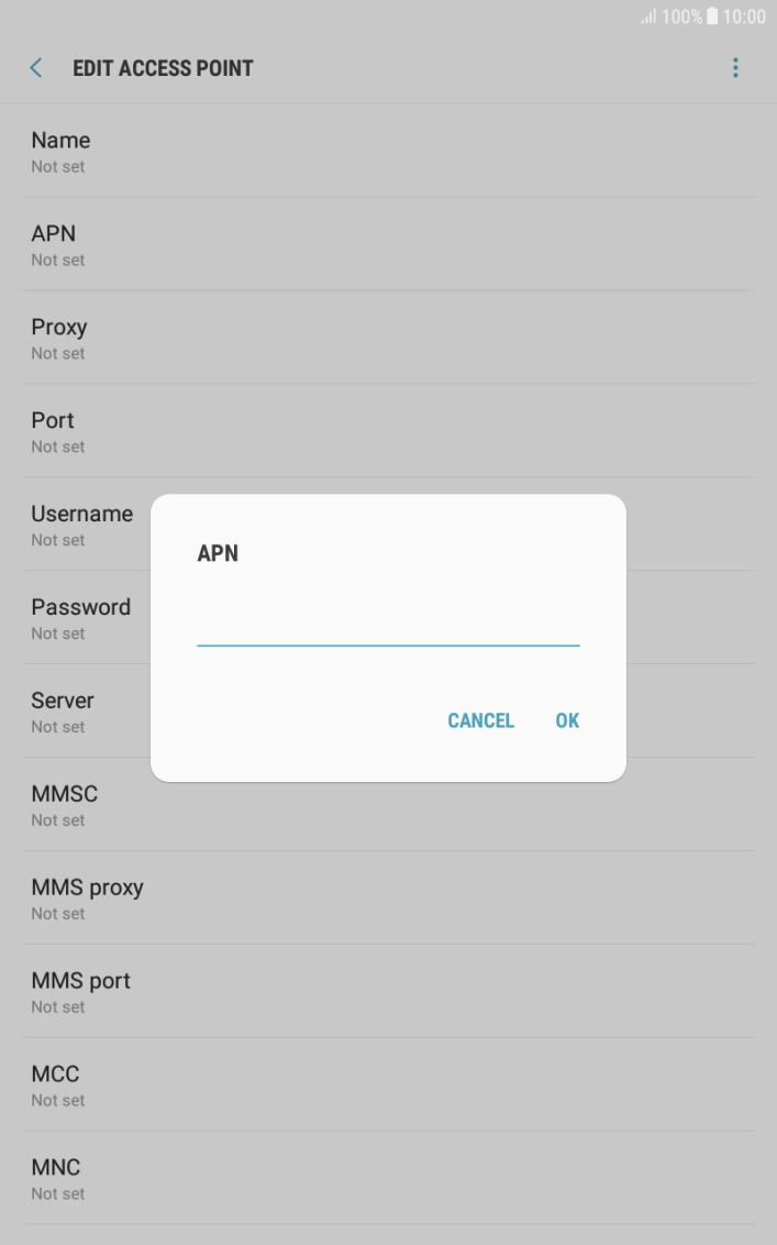 Key in telstra.mms and press OK. Key in telstra.mms and press OK.