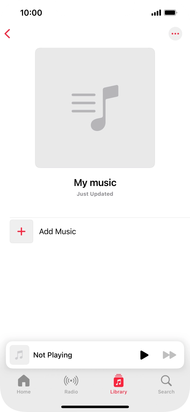 Press Add Music.