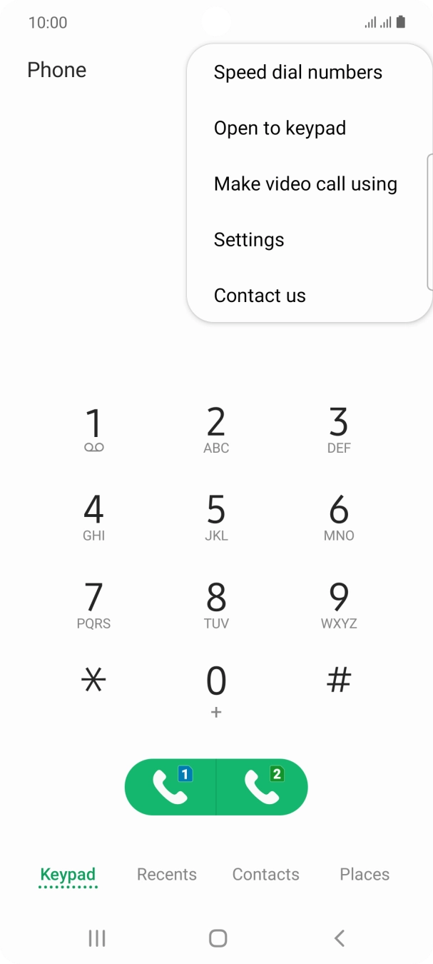 Press Settings. Press Settings.