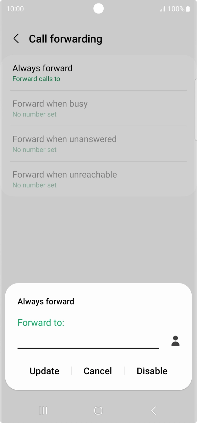 Press Disable.