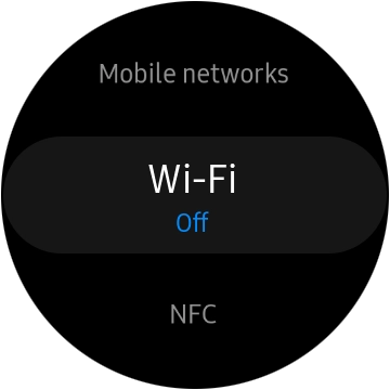 Press Wi-Fi. Press Wi-Fi.