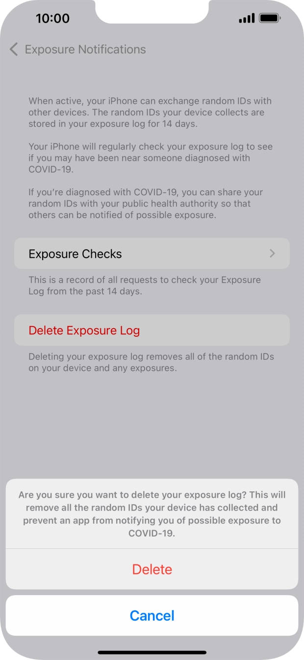 Press Delete. Press Delete.