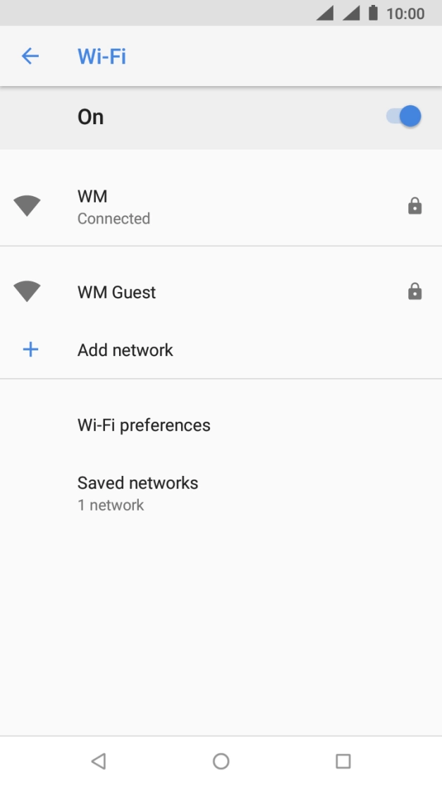 Press the Home key to return to the home screen. Press the Home key to return to the home screen.