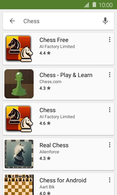 Press the required app.