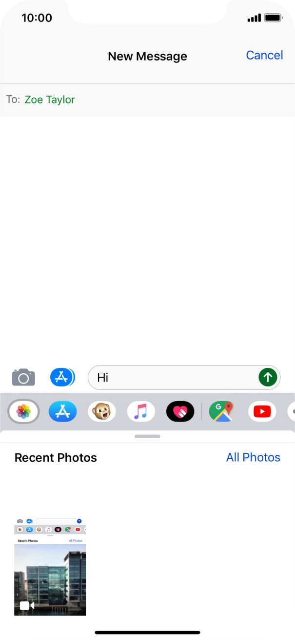 Press All Photos and go to the required folder. Press All Photos and go to the required folder.