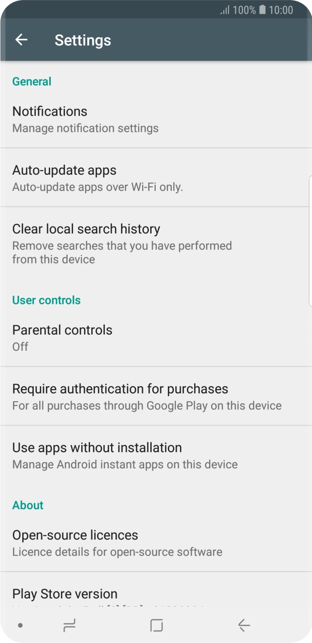 Press Auto-update apps. Press Auto-update apps.