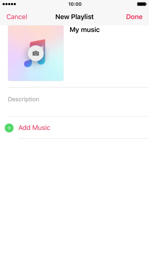 Press Add Music.