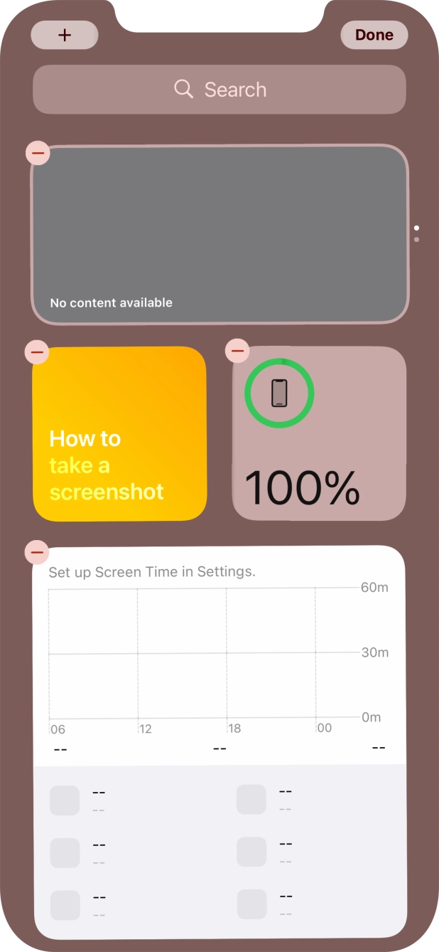Press the add icon. Press the add icon.