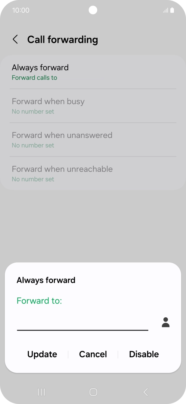 Press Disable.