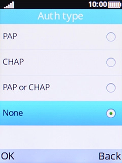 Select None.