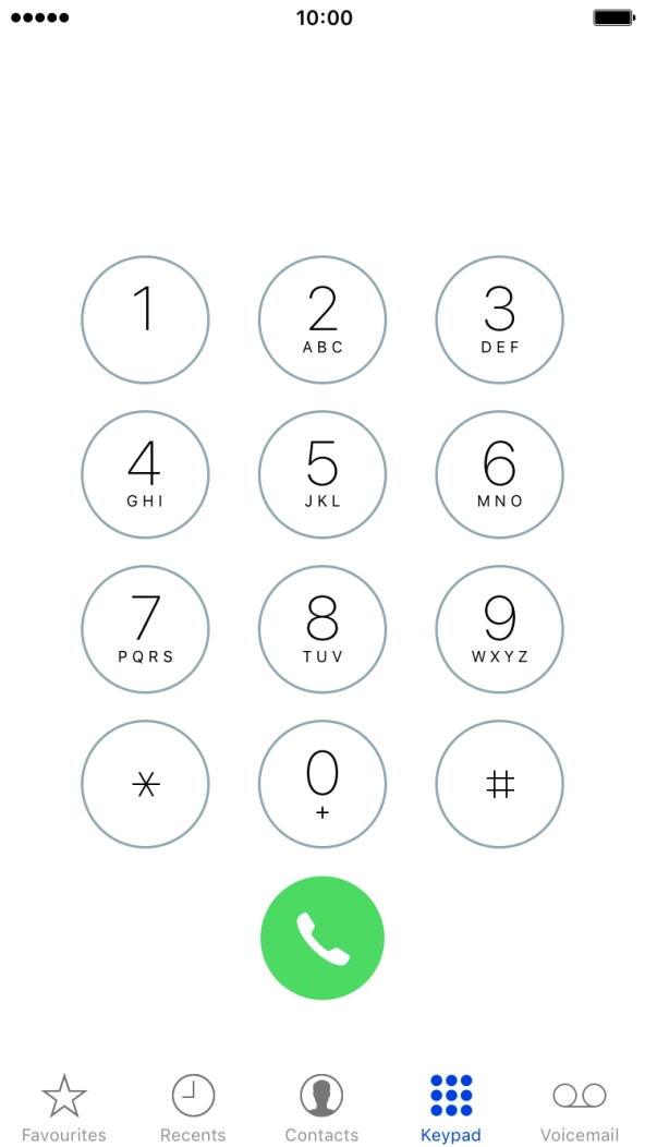 Press Keypad.