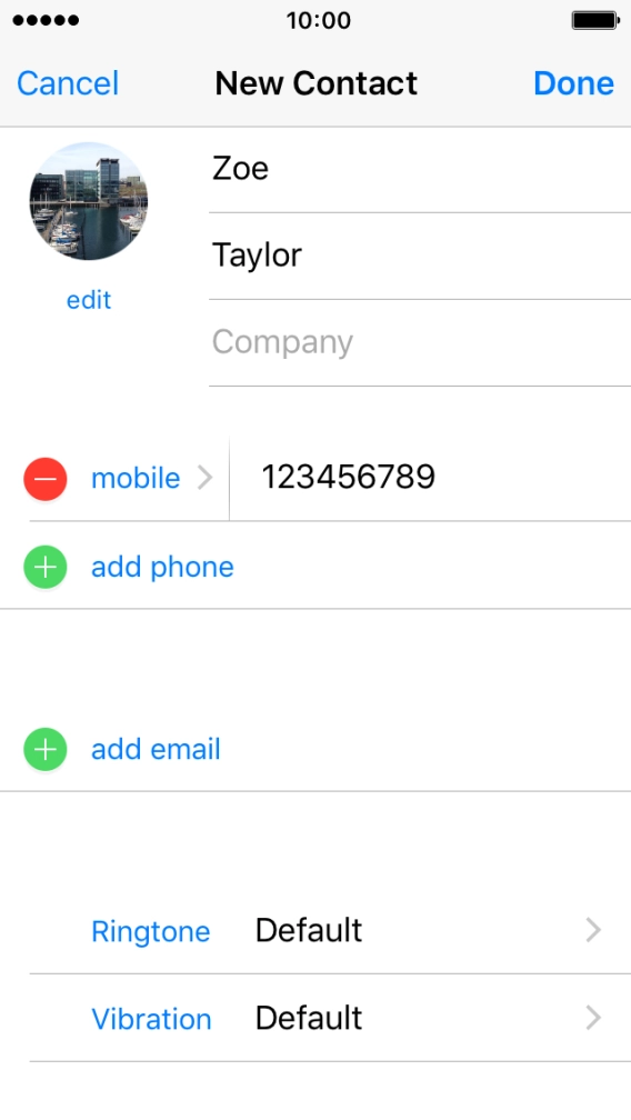 Press add email and key in the required email address.