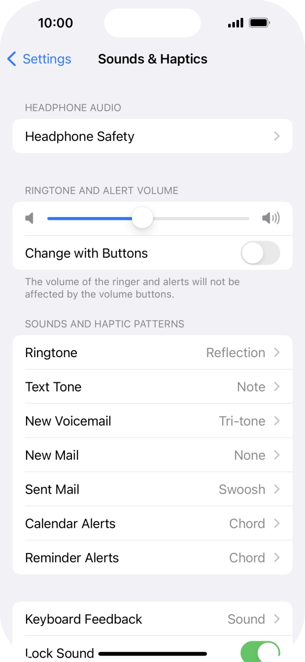 Press Ringtone.