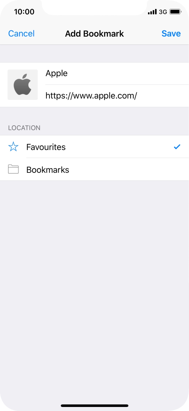 Press Bookmarks.