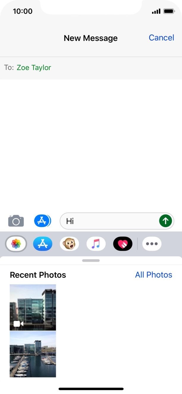 Press All Photos and go to the required folder. Press All Photos and go to the required folder.