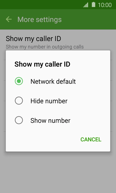 Press Show number to turn on caller identification. Press Show number to turn on caller identification.