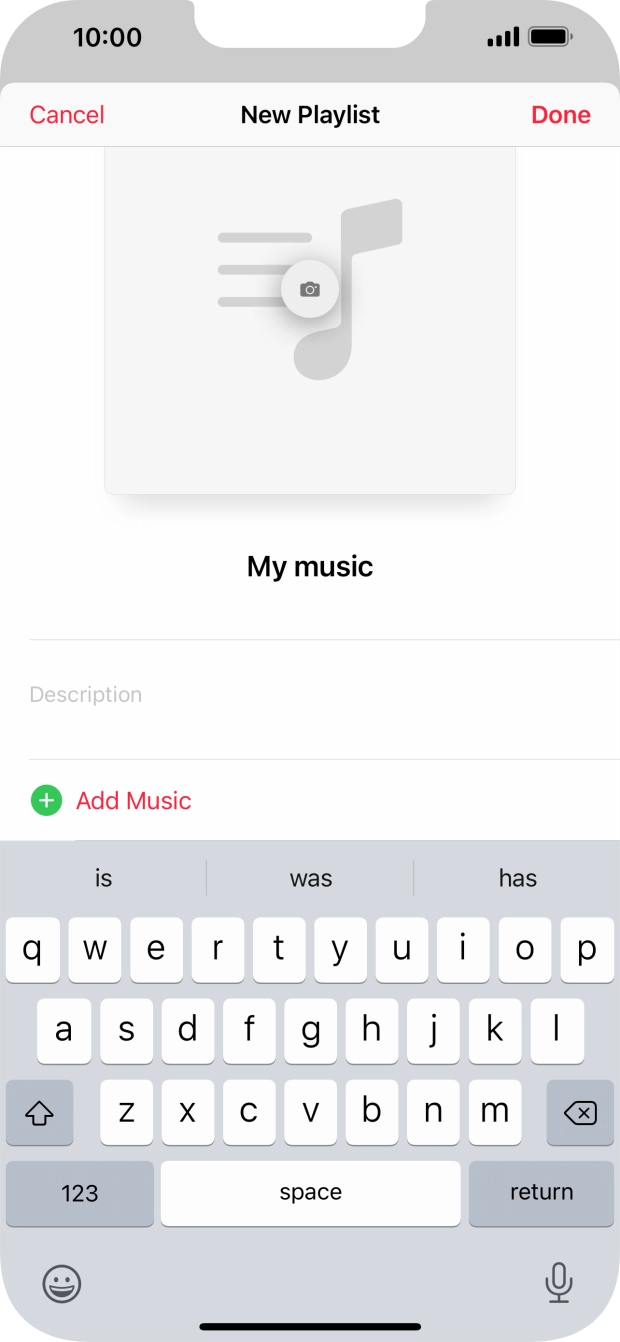 Press Add Music.