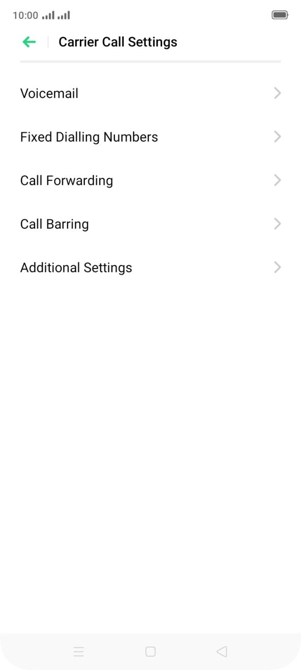 Press Additional Settings.