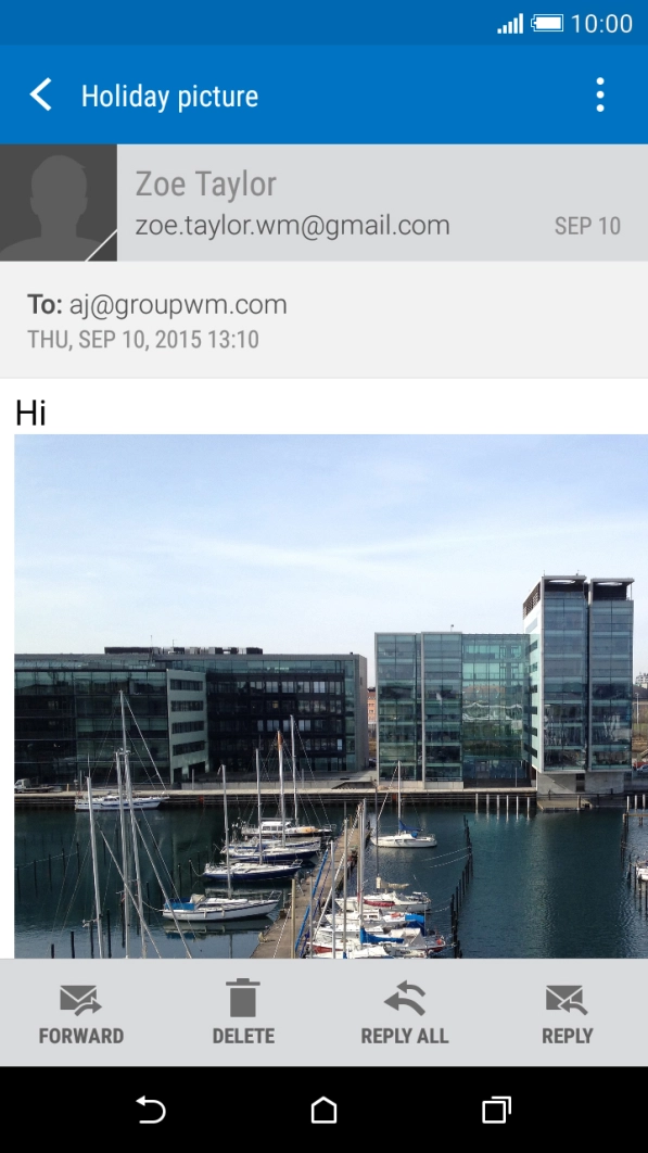 Press REPLY.