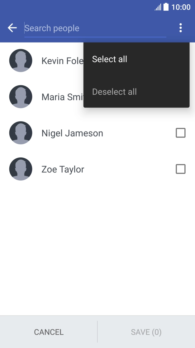 Press Select all. Press Select all.