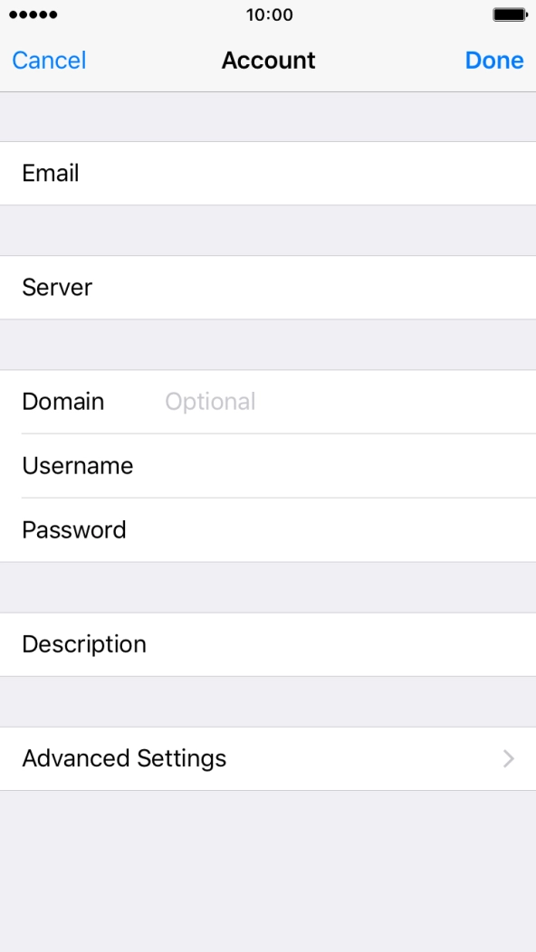 Press Advanced Settings. Press Advanced Settings.