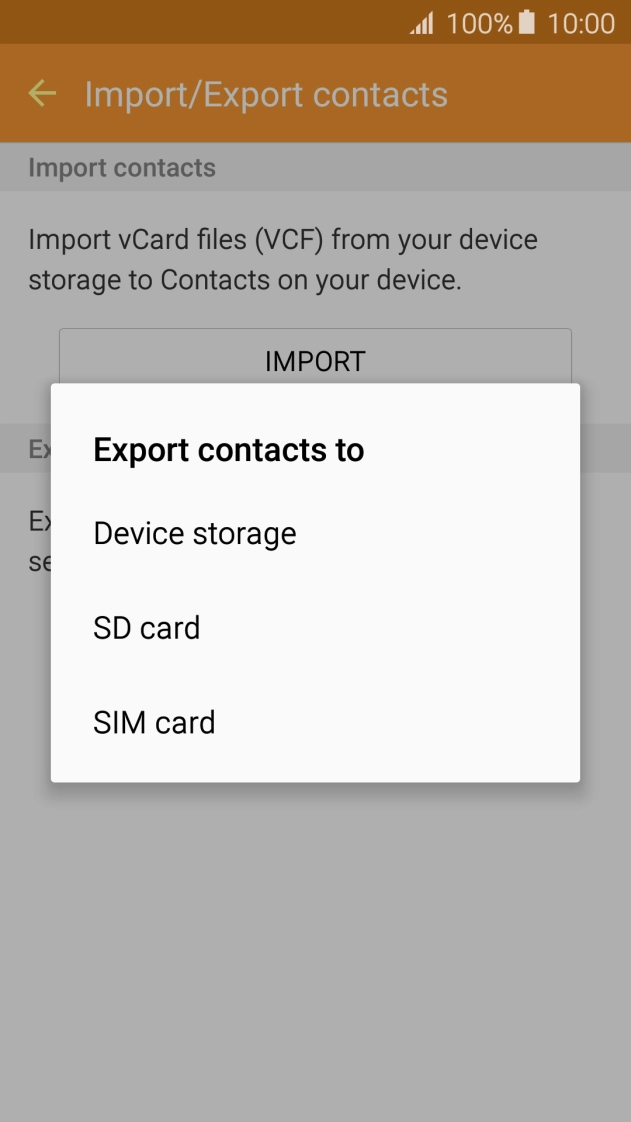 Press SIM card. Press SIM card.