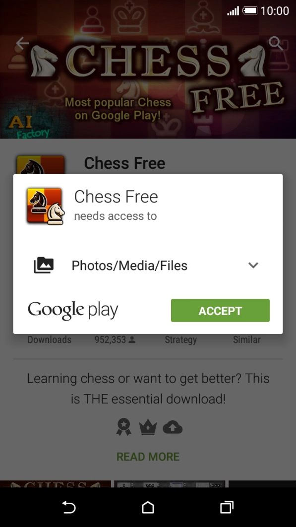 Press ACCEPT. Press ACCEPT.