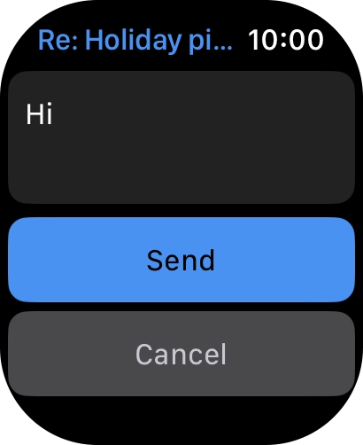 Press Send.