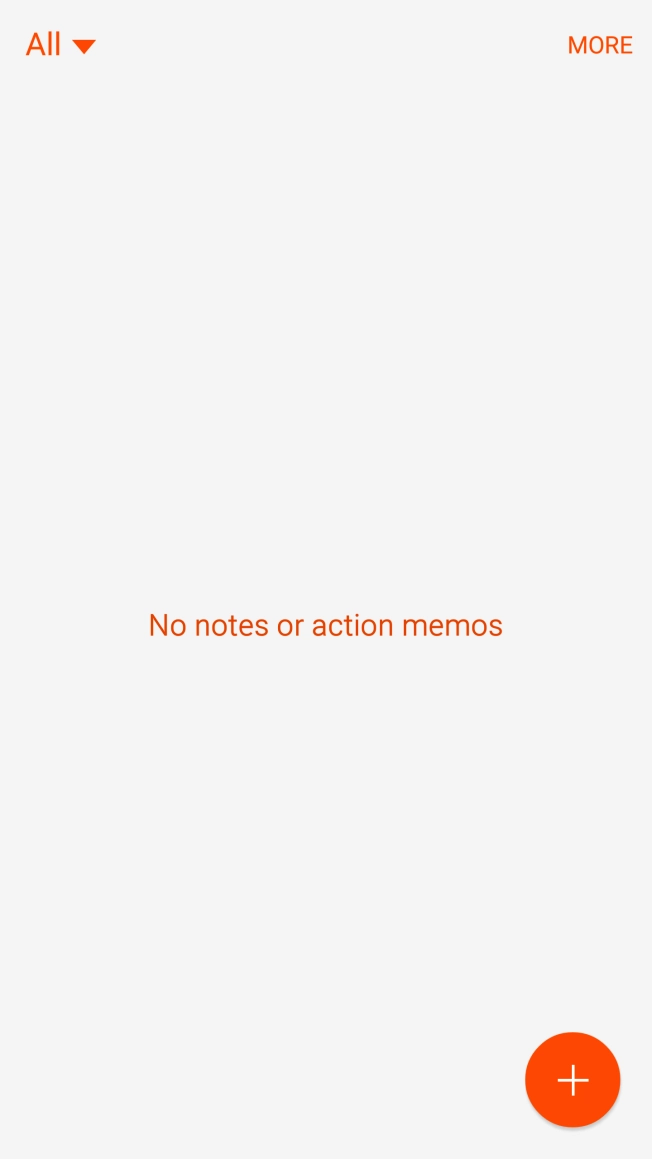 Press the new note icon.