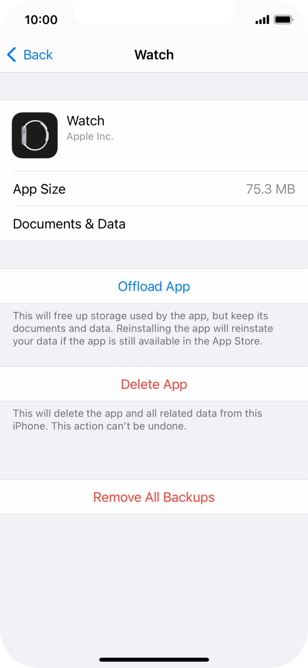 Press Offload App.