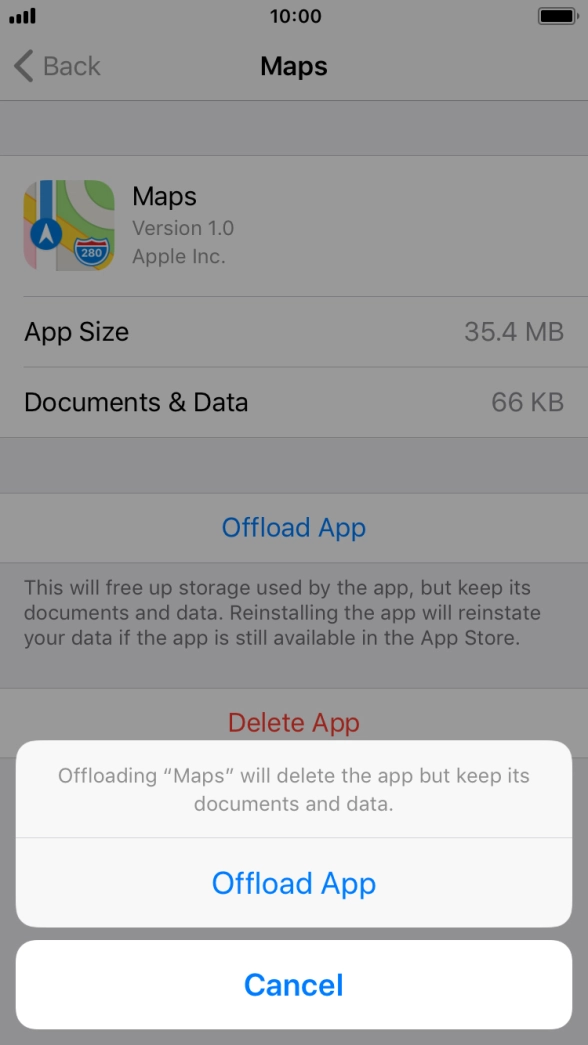 Press Offload App.