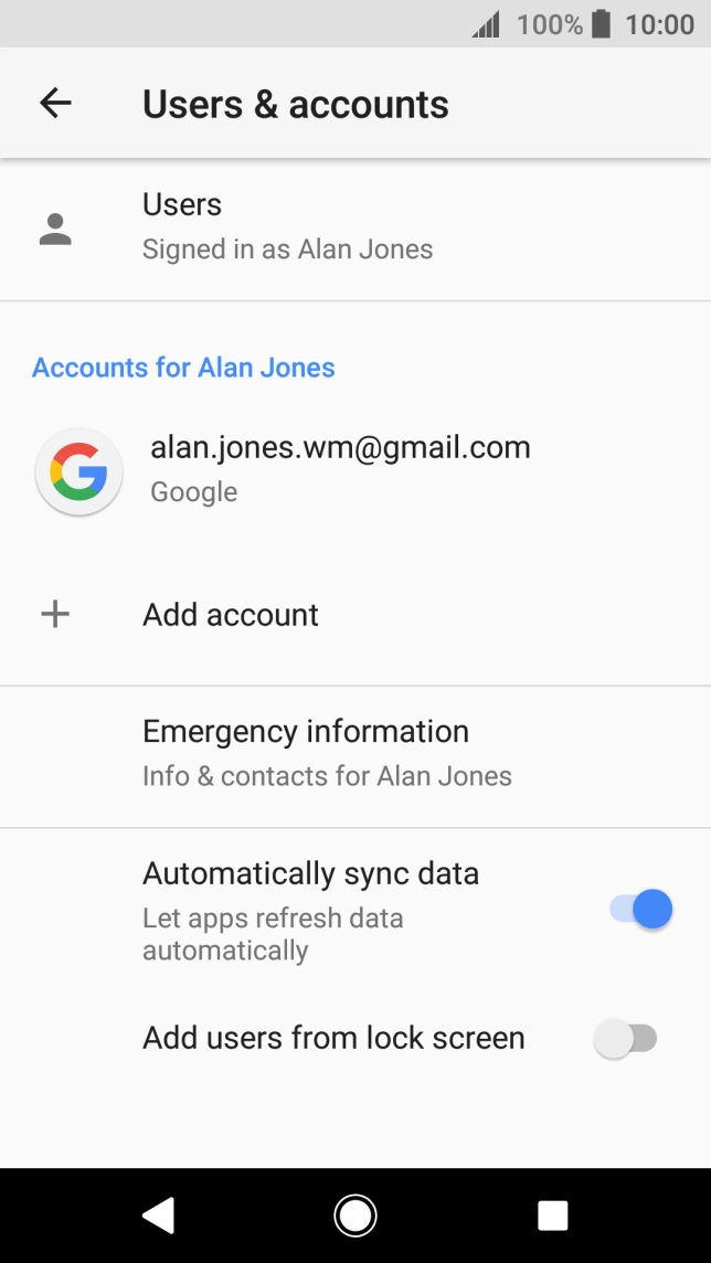 Press the Home key to return to the home screen.