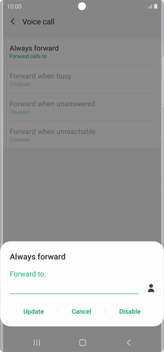 Press Disable.