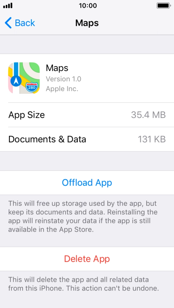 Press Offload App.
