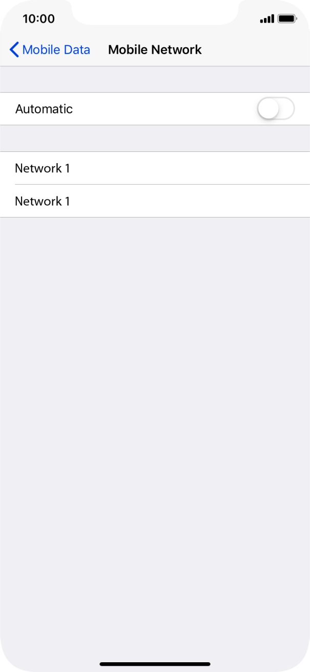 If you turn off the function, press the required network. If you turn off the function, press the required network.
