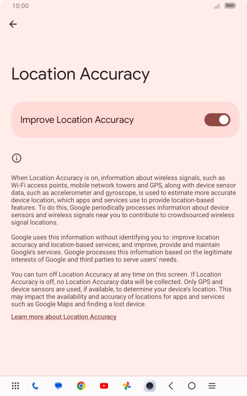 If you press the indicator next to If you press the indicator next to