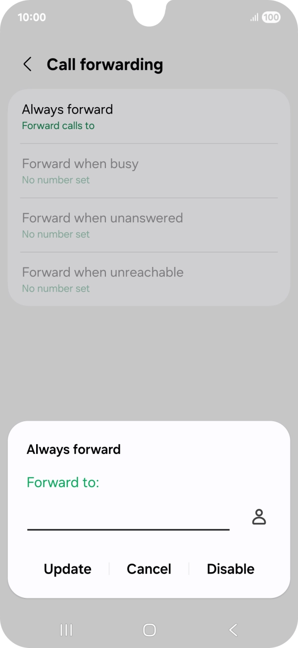 Press Disable.
