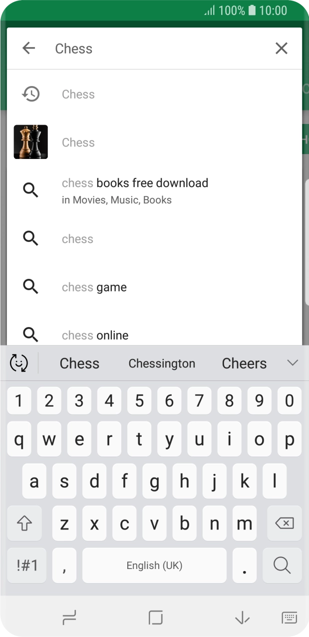 Key in the name or subject of the required app and press the search icon. Key in the name or subject of the required app and press the search icon.