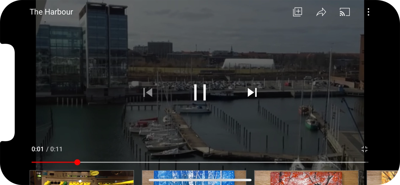Press the add icon. Press the add icon.