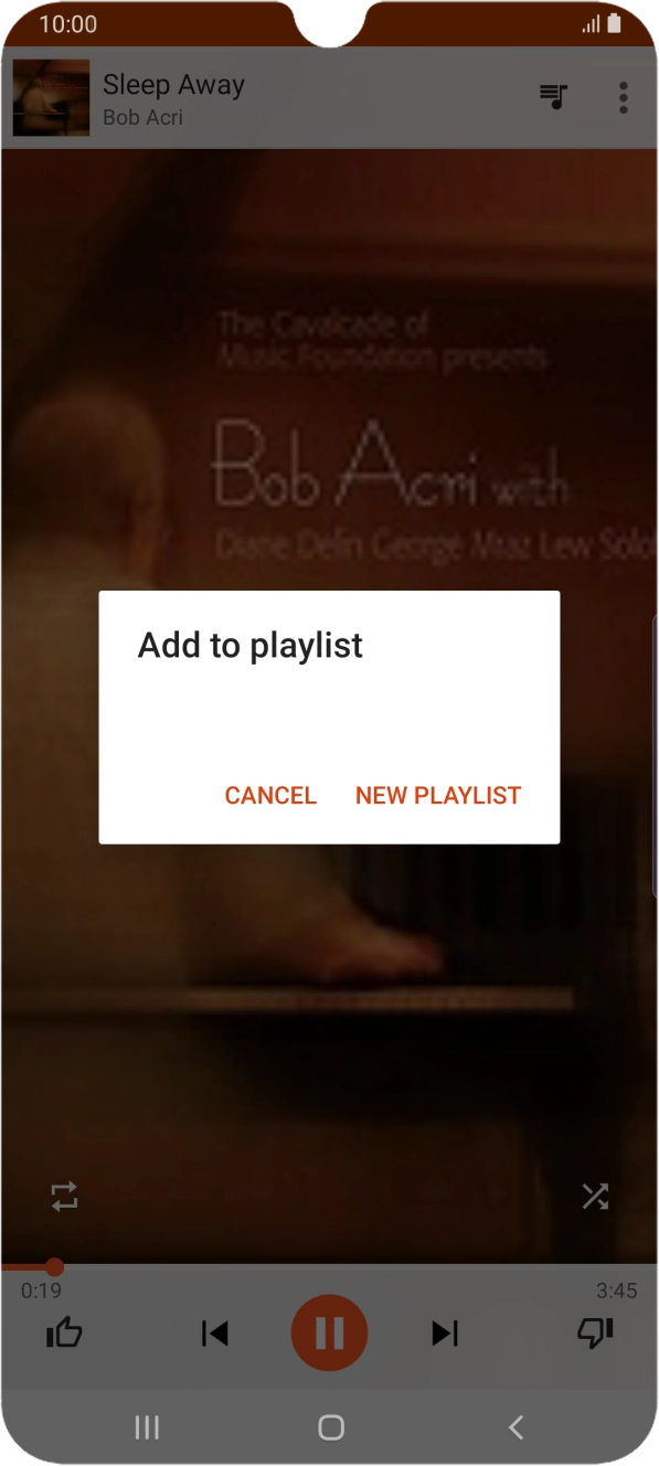 Press NEW PLAYLIST.