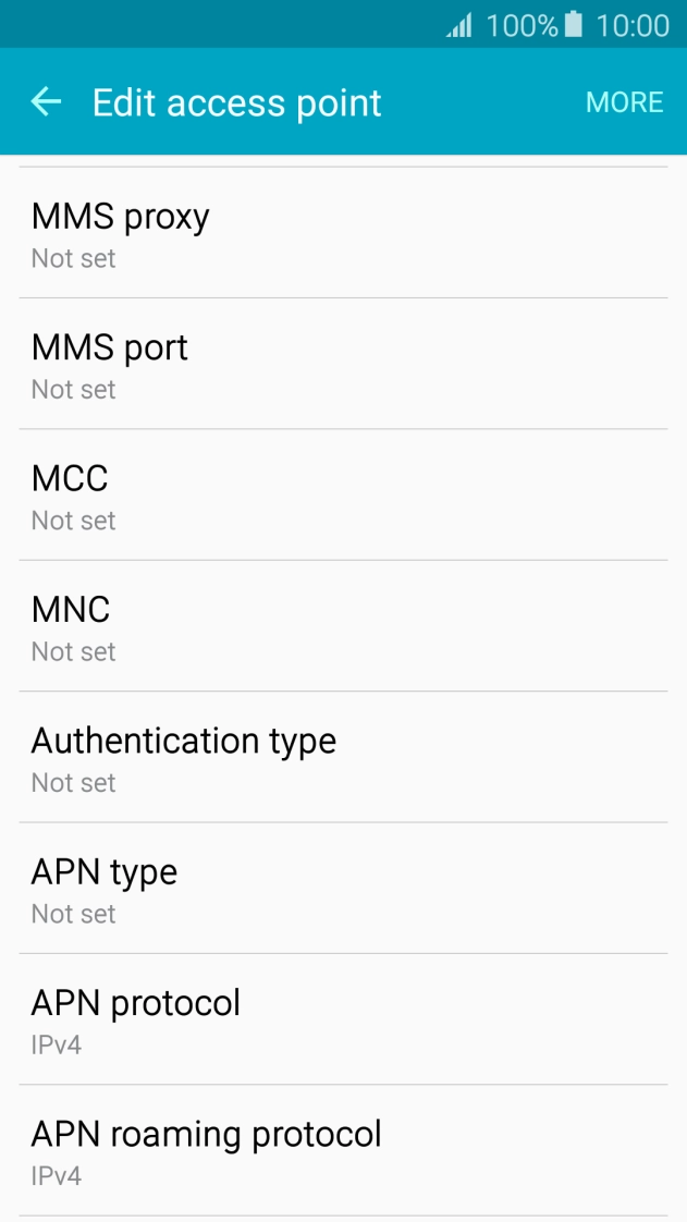 Press MMS proxy. Press MMS proxy.