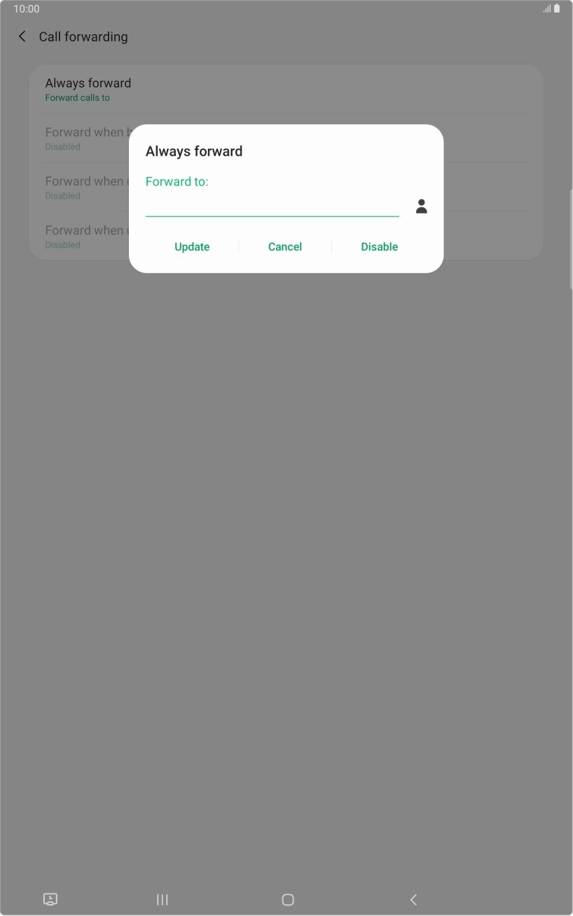 Press Disable.