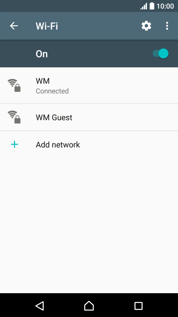 Press the Home key to return to the home screen. Press the Home key to return to the home screen.