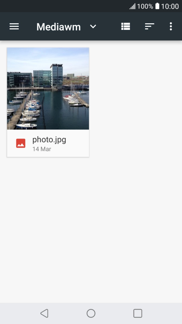 Press the required picture.