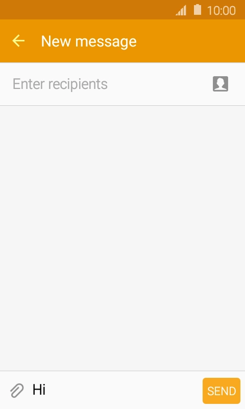 Press Enter recipients and key in the first letters of the recipient's name. Press Enter recipients and key in the first letters of the recipient's name.