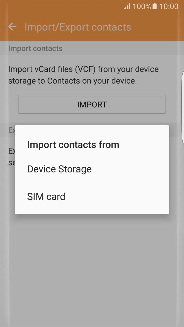 Press SIM card. Press SIM card.