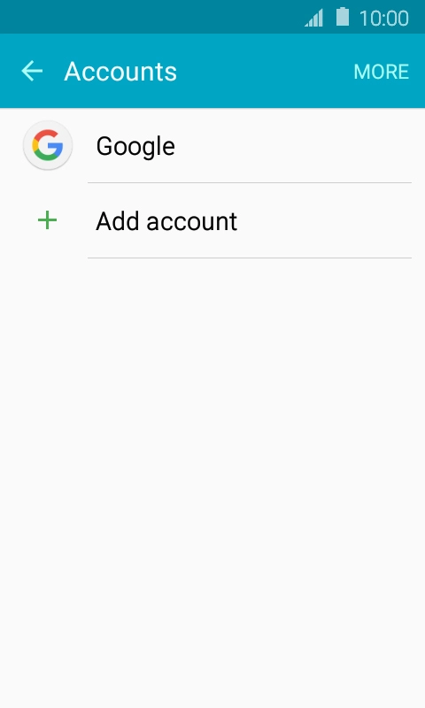 Press Add account. Press Add account.